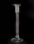 Aurora Handblown Glass Candlestick