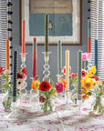 Luna Handblown Glass Candlestick (Tall)