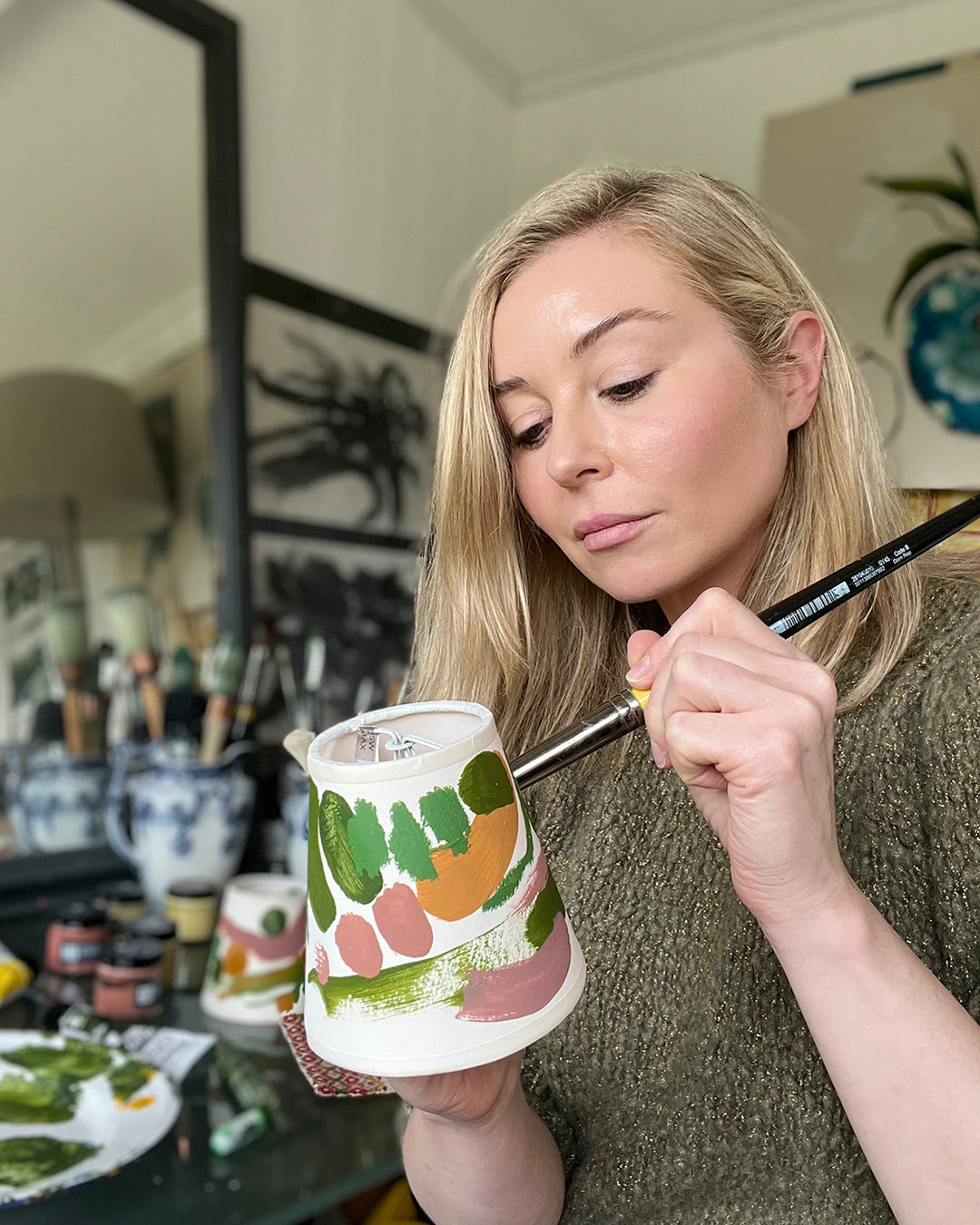 Painted Light: A Morning of Lampshade Painting with Elizabeth Rose. Friday 15th May 2026