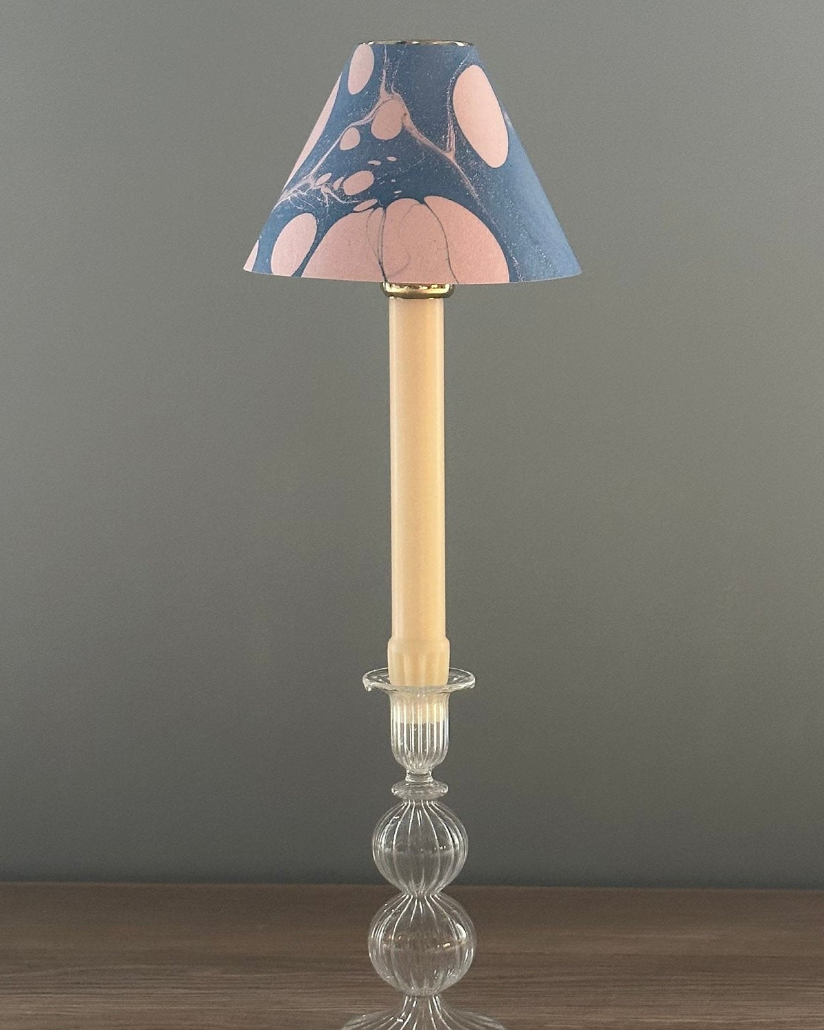 Marbled Candle Shade