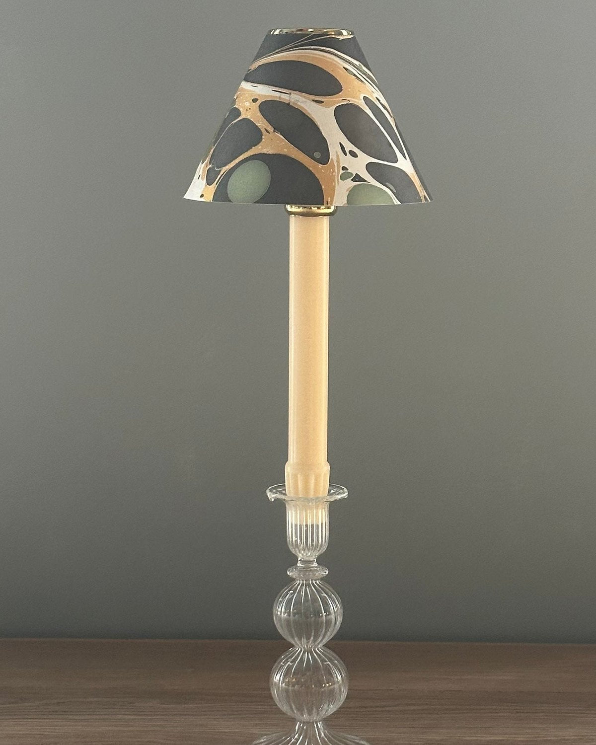 Marbled Candle Shade