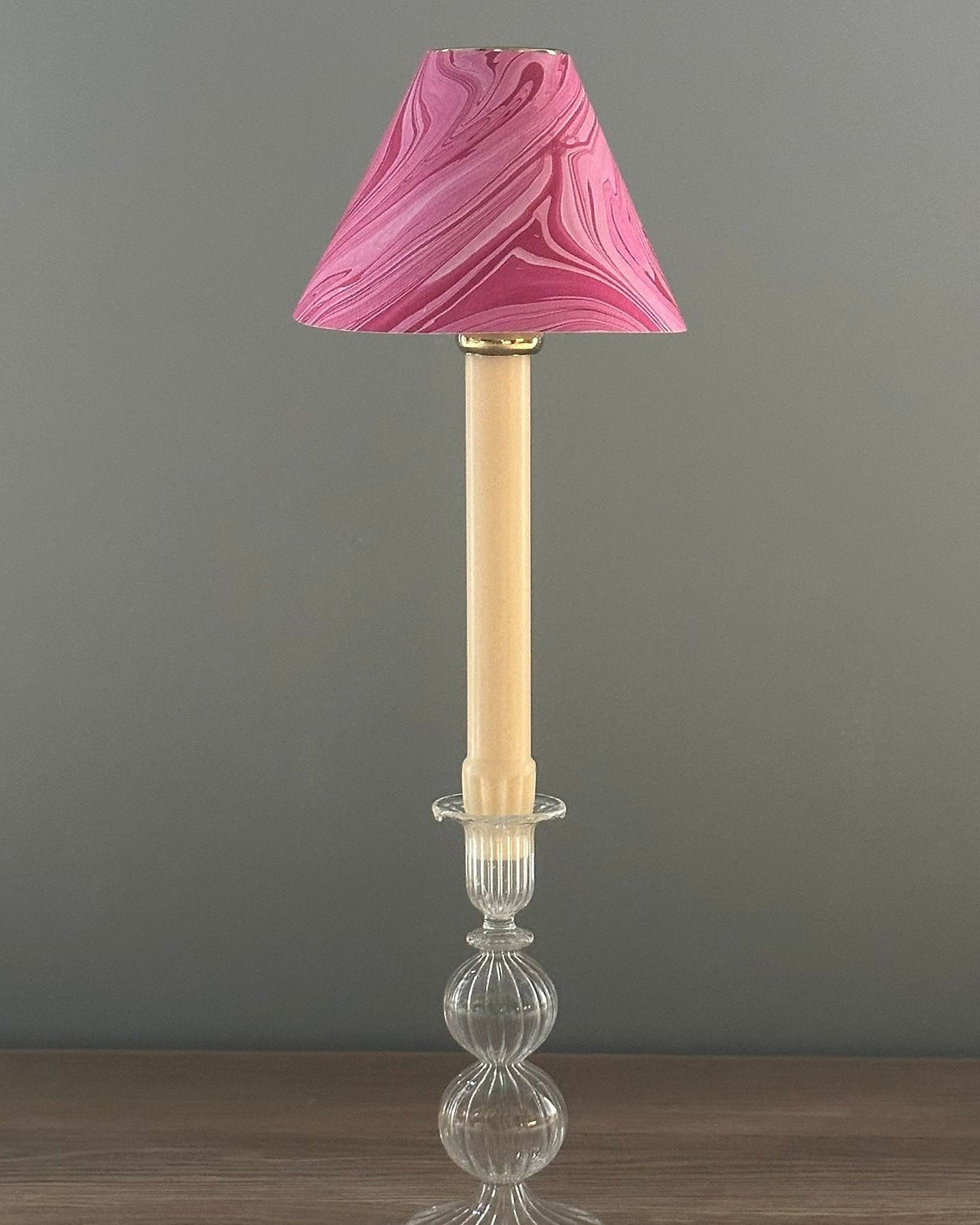 Marbled Candle Shade