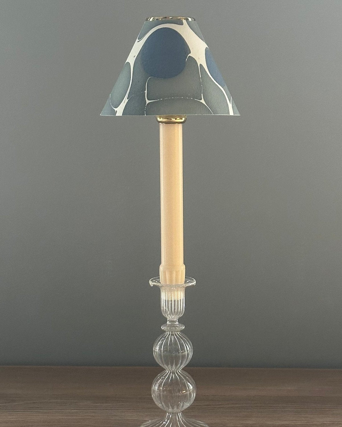 Marbled Candle Shade