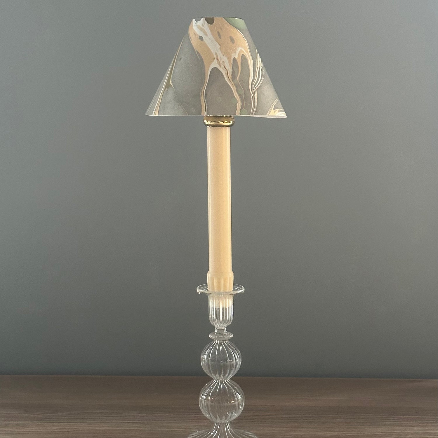 Marbled Candle Shade