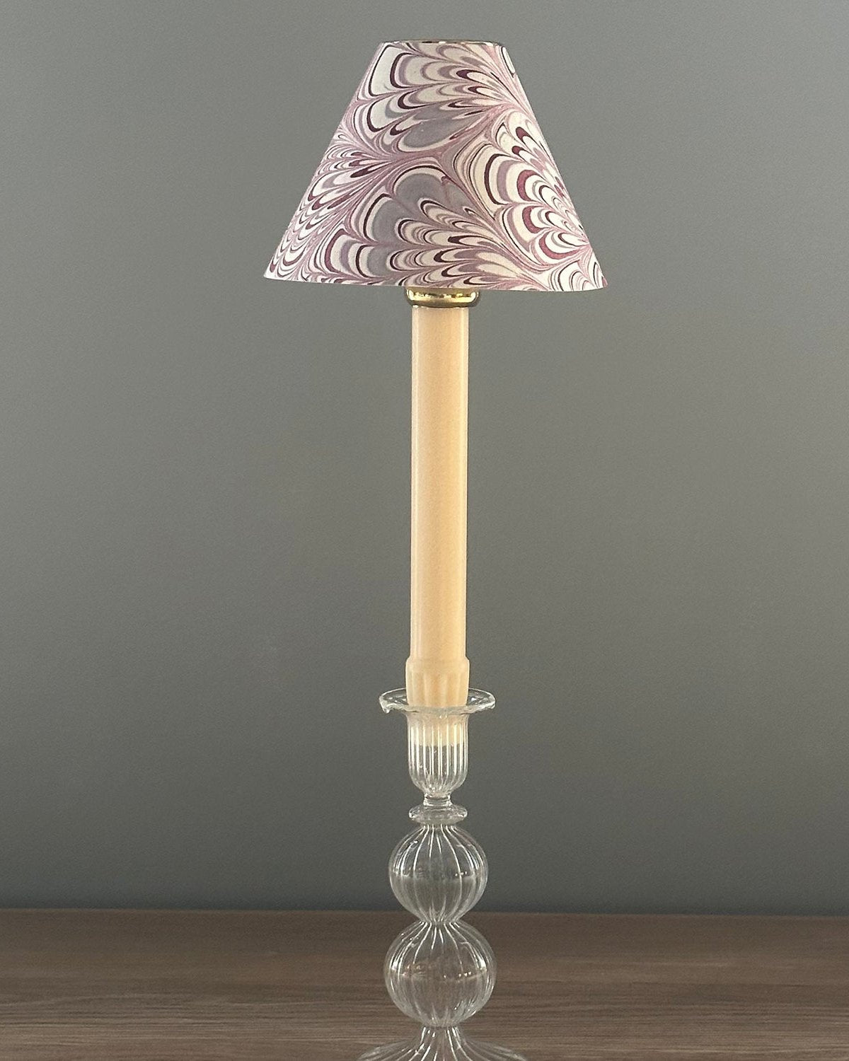 Marbled Candle Shade