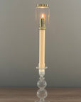 Brass candle shade carrier