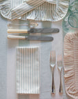 T&R x Fabric Snug Mint Stripy Napkins (4)