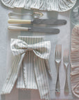 T&R x Fabric Snug Mint Stripy Napkins (4)