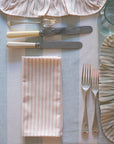 T&R x Fabric Snug Pink Stripy Napkins (4)