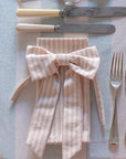 T&R x Fabric Snug Pink Stripy Napkins (4)